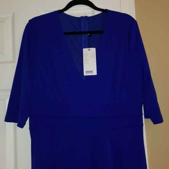 ♥️🛍Size 10 to 14!Gorgeous royal blue dress, NWT🌹 - Picture 5 of 8